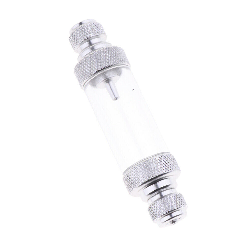 Aquarium CO2 bubble counter with check valve, double head