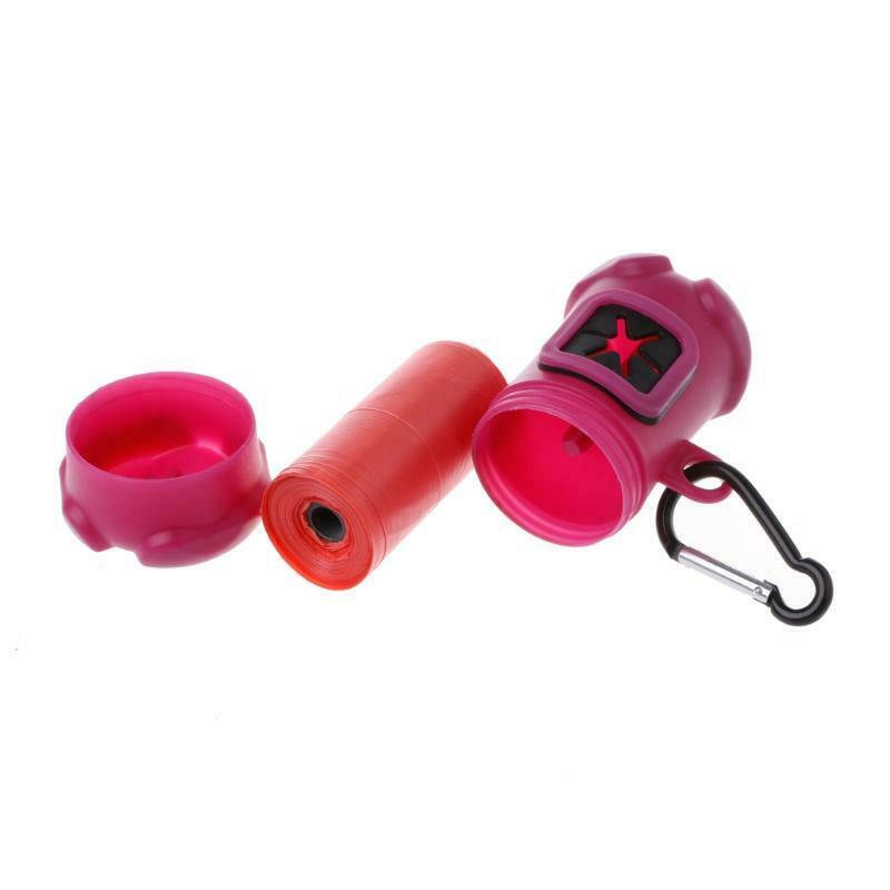 Pet Dog Bone Shape Waste Poo Garbage Dispenser Box Clean Up Bags Holder Carrier