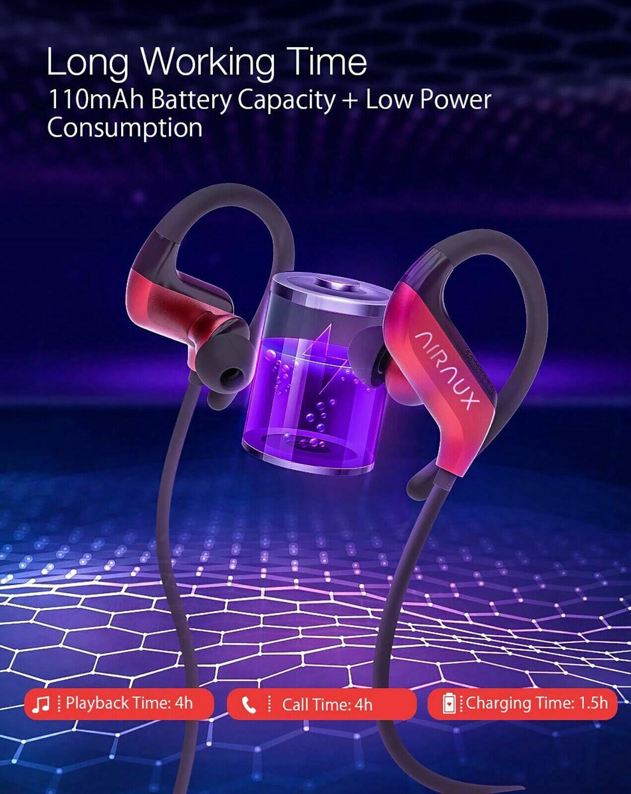 BlitzWolf AIRAUX Bluetooth V5.0 Neckband Sport Earphones Headphones Earbuds