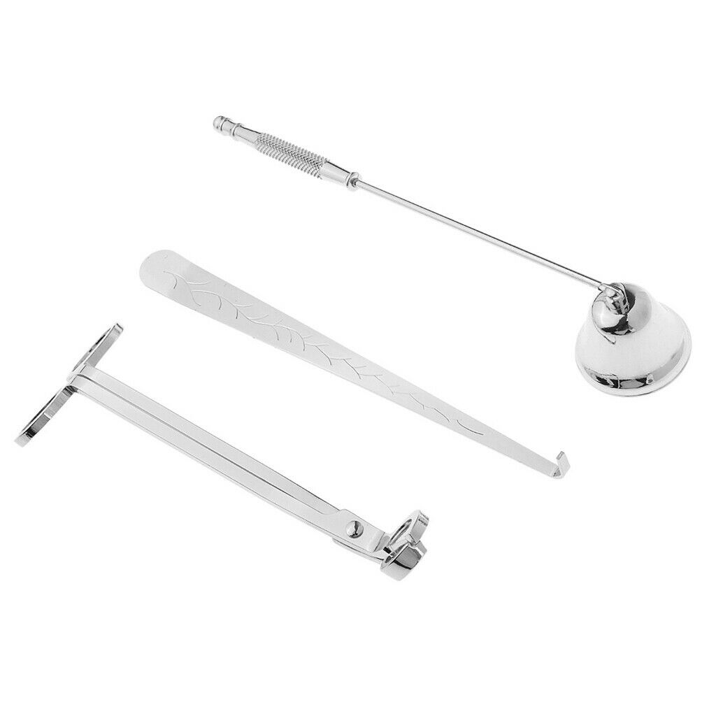 3 candle accessories set candle   scissors candle   spoon candle snuffer