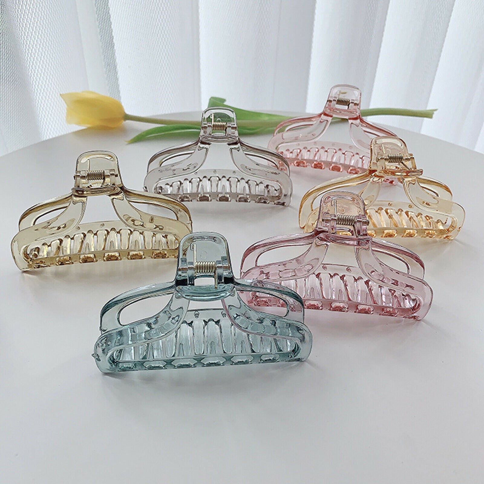 Large Women Hair Claw Clips Clamps Hair Holder Hair Accessories 3.7inch
