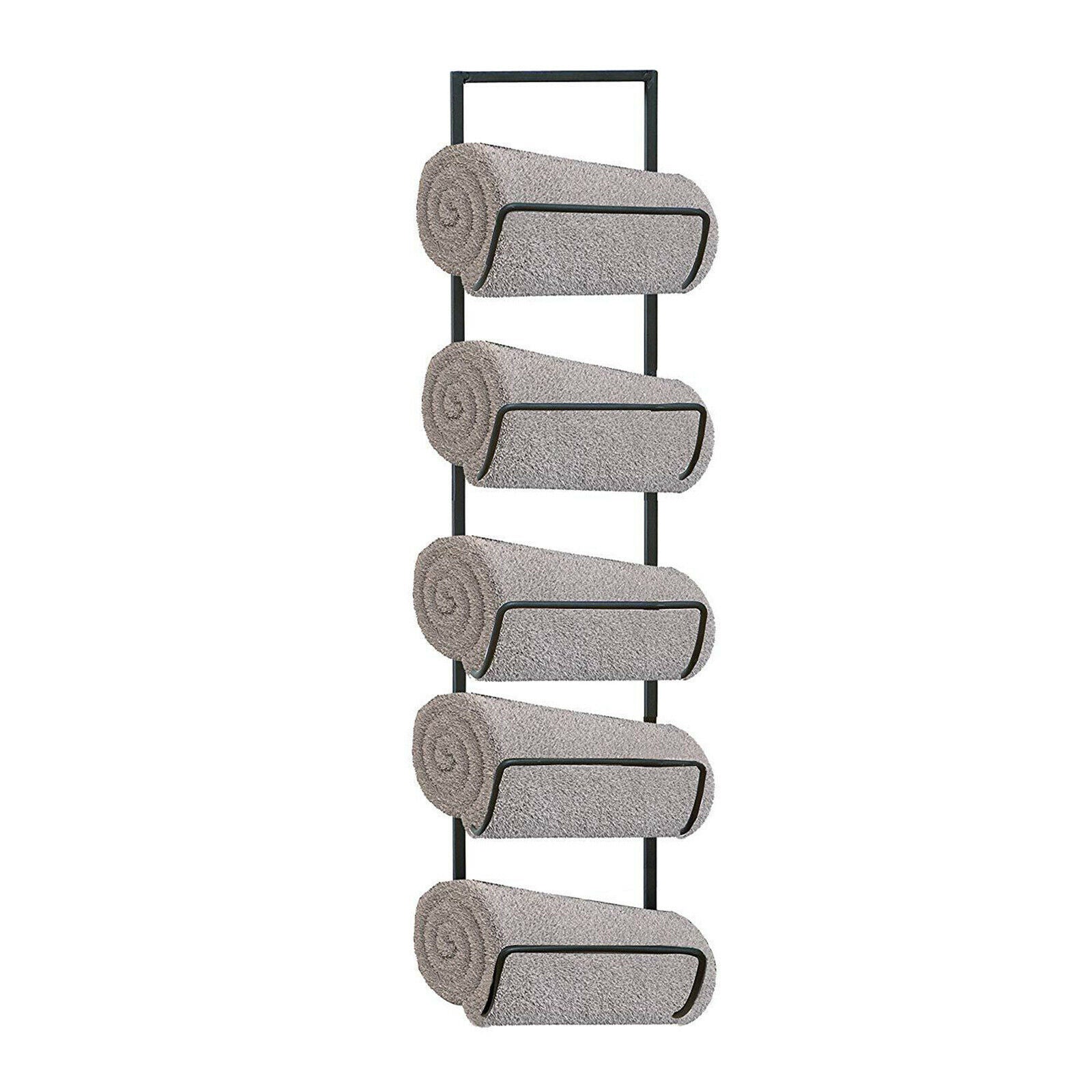 5Tier Metal Wine Racks Wine Bottle Bar Display Stand for Bathroom Kitchen