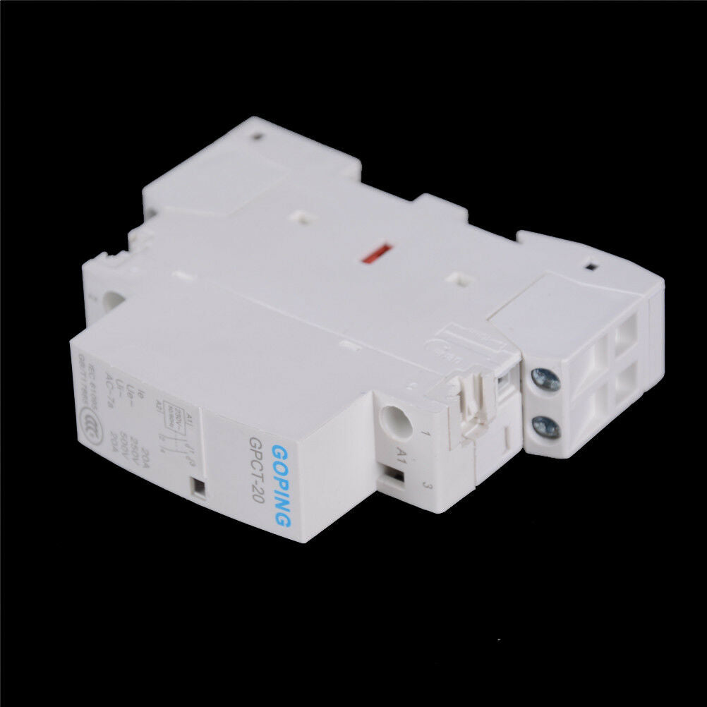 2P 20A 220V/230V 50/60HZ Din rail Household ac contactorY1
