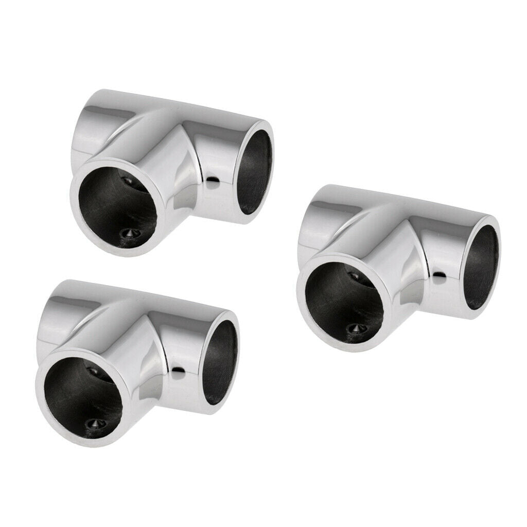3pcs Boat Hand Rail 25mm T Stu Marine Stainless Steel Hardware Fittings