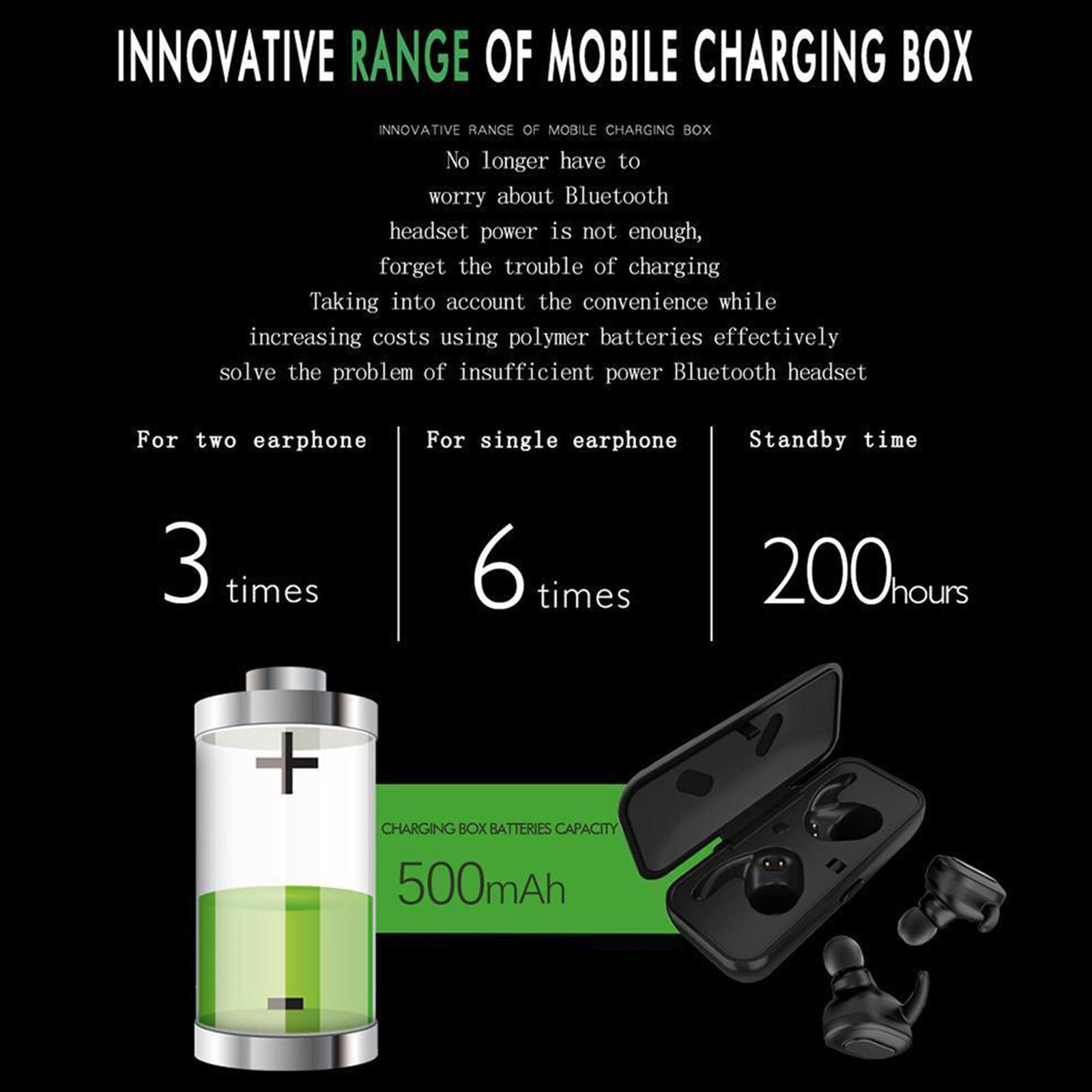 X26  Waterproof Sports Headphones Wireless Bluetooth Headset Stereo Earphone