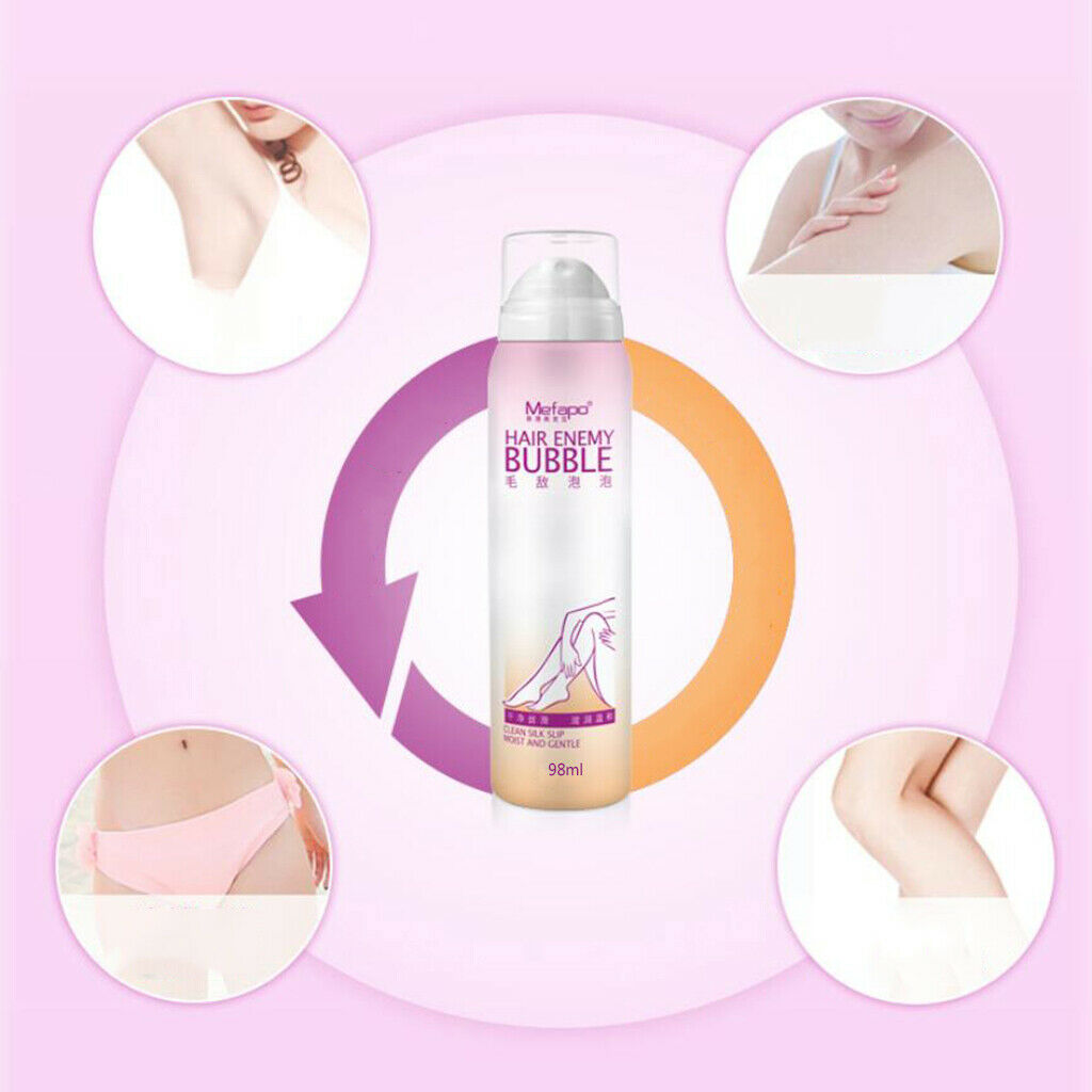 Pack of 2 Mefapo Painless Hair Removal Spray   No Damage Smooth Skin