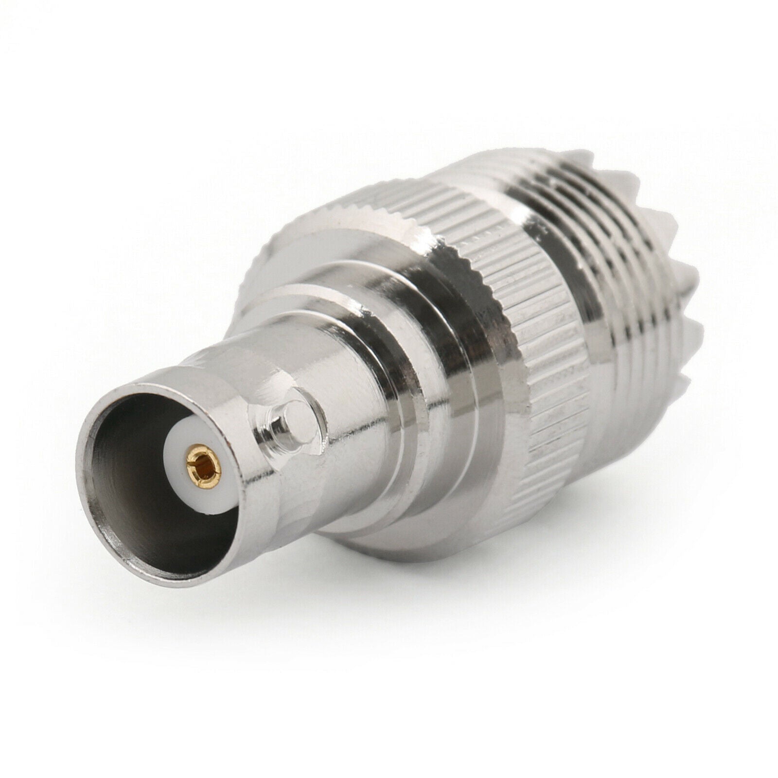 10Pcs UHF Female PL259 Jack to BNC Female Jack Straight RF Connector Adapter CA