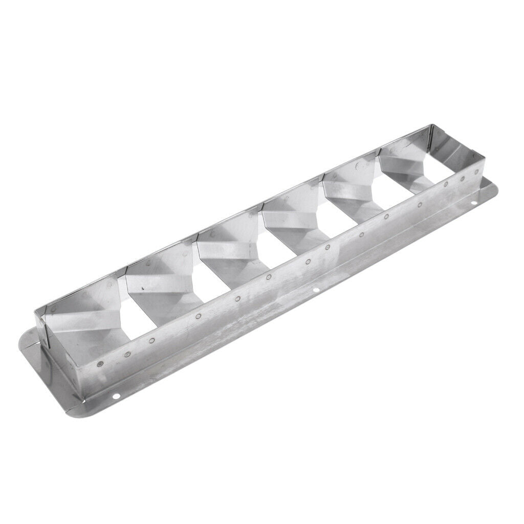 Heavy Duty Stainless Steel Marine Boat Louver Air Vent 6 Slots Ventilation
