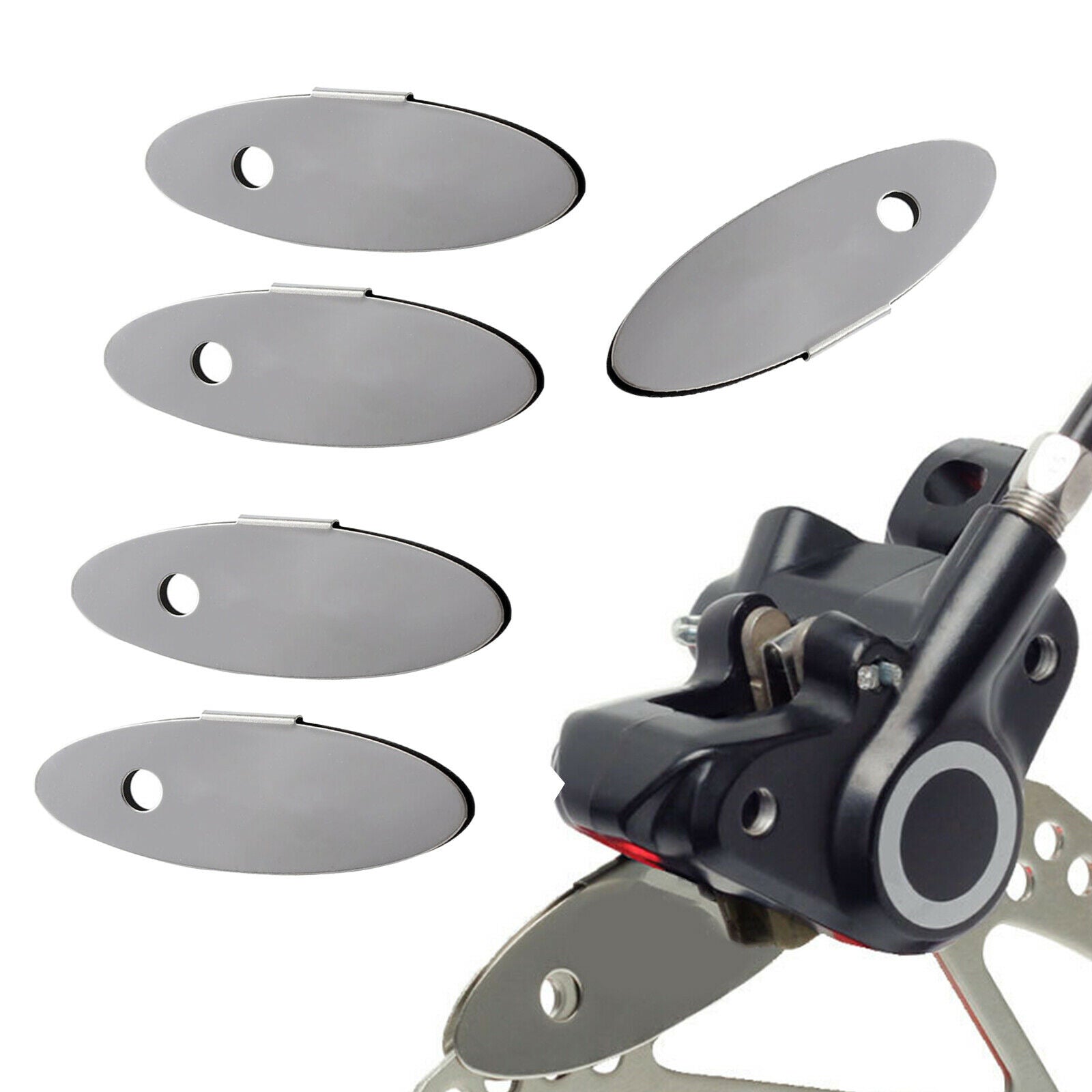 5Pack MTB Disc Brake Pad Adjusting Tool Adjust Spacer Bike Parts Acce Oval