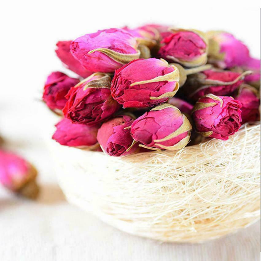 Organic Red Rosebud Rose Buds Flower Floral Herbal Dried Health Chinese Tea