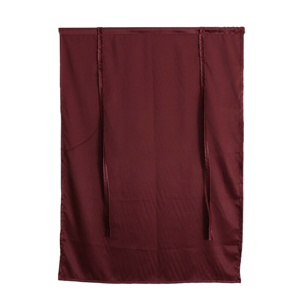 Blackout Curtain Window Curtains Room Darkening Roman Shades Red_2