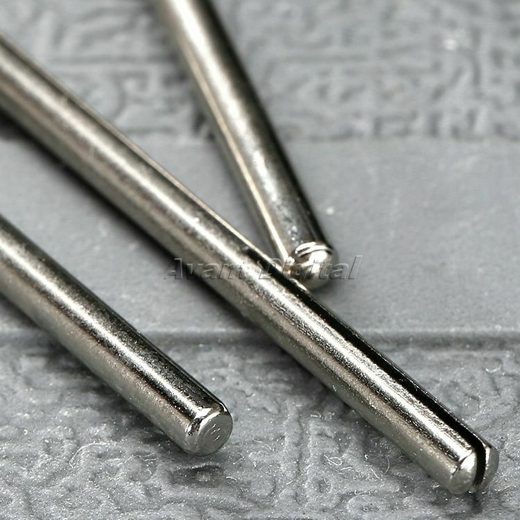 10Pc Hobby Craft Abrasive Paper Clips Split 1/8" Mandrel Shank Power Rotary Tool