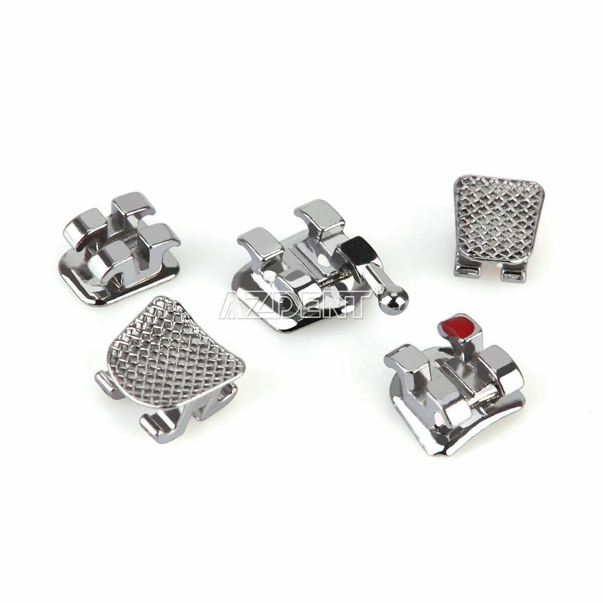 100packs Orthodontic Brackets Braces Dental Mini Roth Slot.018 Hooks 3 AZDENT CA