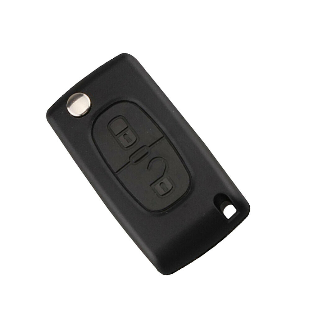 Remote Key Fob 433MHZ PCF7941 Chip 2 Button HU83 Blade For Peugeot Citroen
