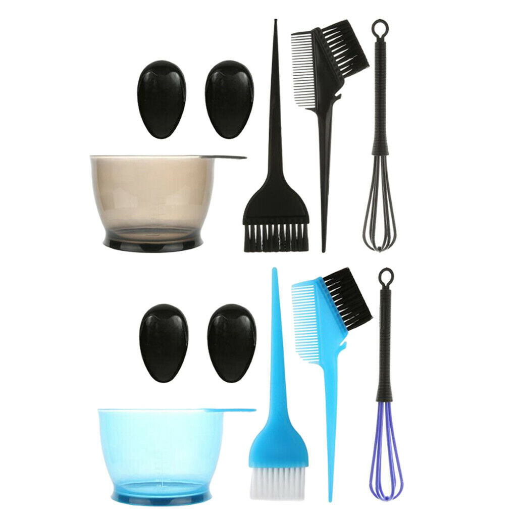 2 Sets Hair Coloring Brush and Bowl Set Hair Color Hair Dying Applicator