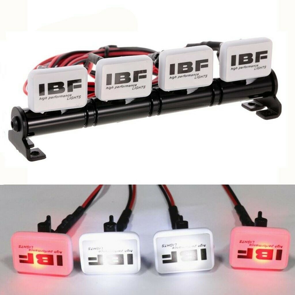 1/10 Rc Car Square Led Light Bar For Hsp Redcat Axial Scx10 -4