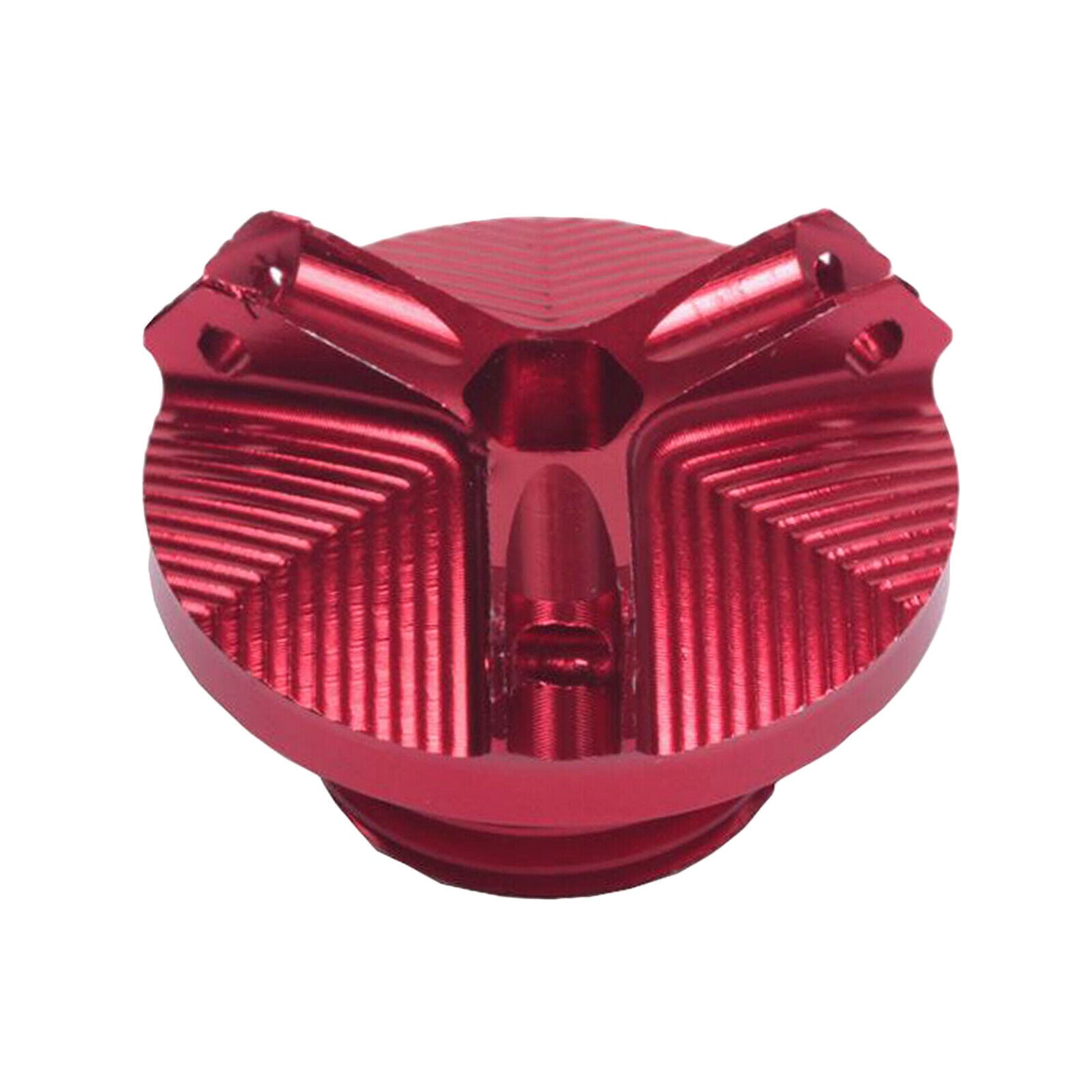 Motorcycle Oil Cap Cover Engine Nut Cap Cover for Kawasaki 2018 2019 Red