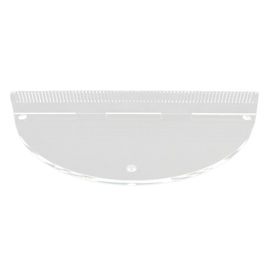 Durable Clear Salon SPA Hair Extensions Storage Holder Plate Rack Stand for