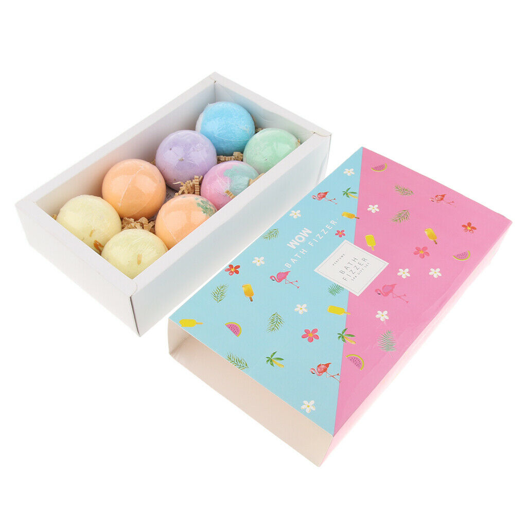 24x Women Men Bubble Bath Bomb Balls Set Hydrating Spa Shower Bath Fizzies