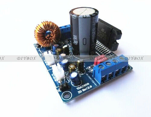 DC12V TDA7850 Car Audio Power Amplifier Board Stereo 4x 50W with BA3121 Denoiser