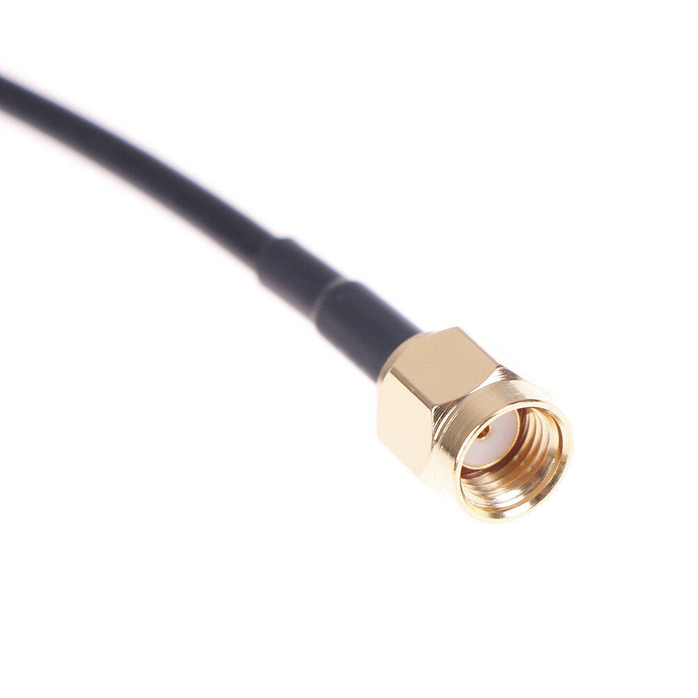 1PC 20cm WiFi router antenna extension cable cord RG174 RP-SMA male to fem.l8