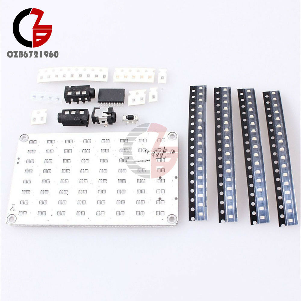 New DIY Kit 8x8 Audio Indicator Green FFT Voice Frequency Voice Control LED
