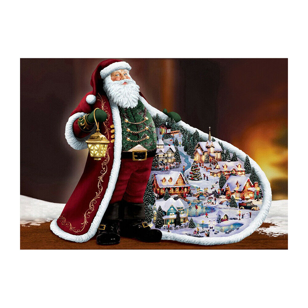 Santa Clause 5D Full Drill Diamond Painting Embroidery DIY Cross Stitch @