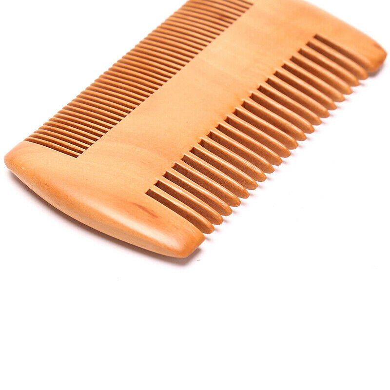 Mens Handcrafted Dual-Side Beard Pocket Size Comb Massage Hair Care Comb .l8