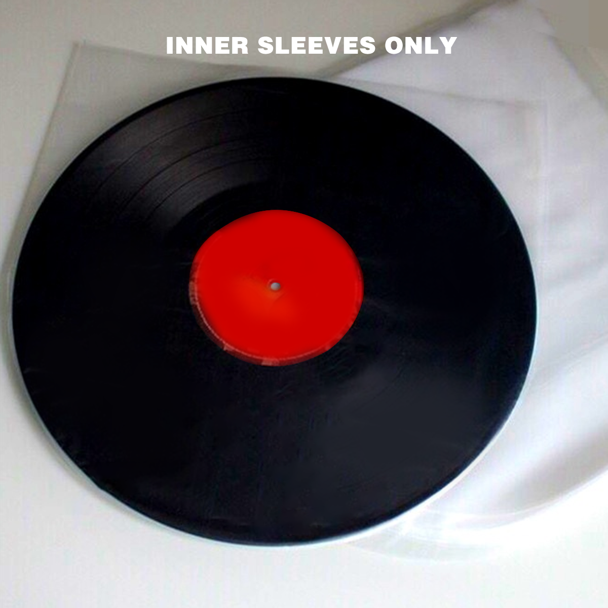 50pcs 12" LP LD Vinyl Record Clear Plastic Album Cover Inner Sleeves Antistatic
