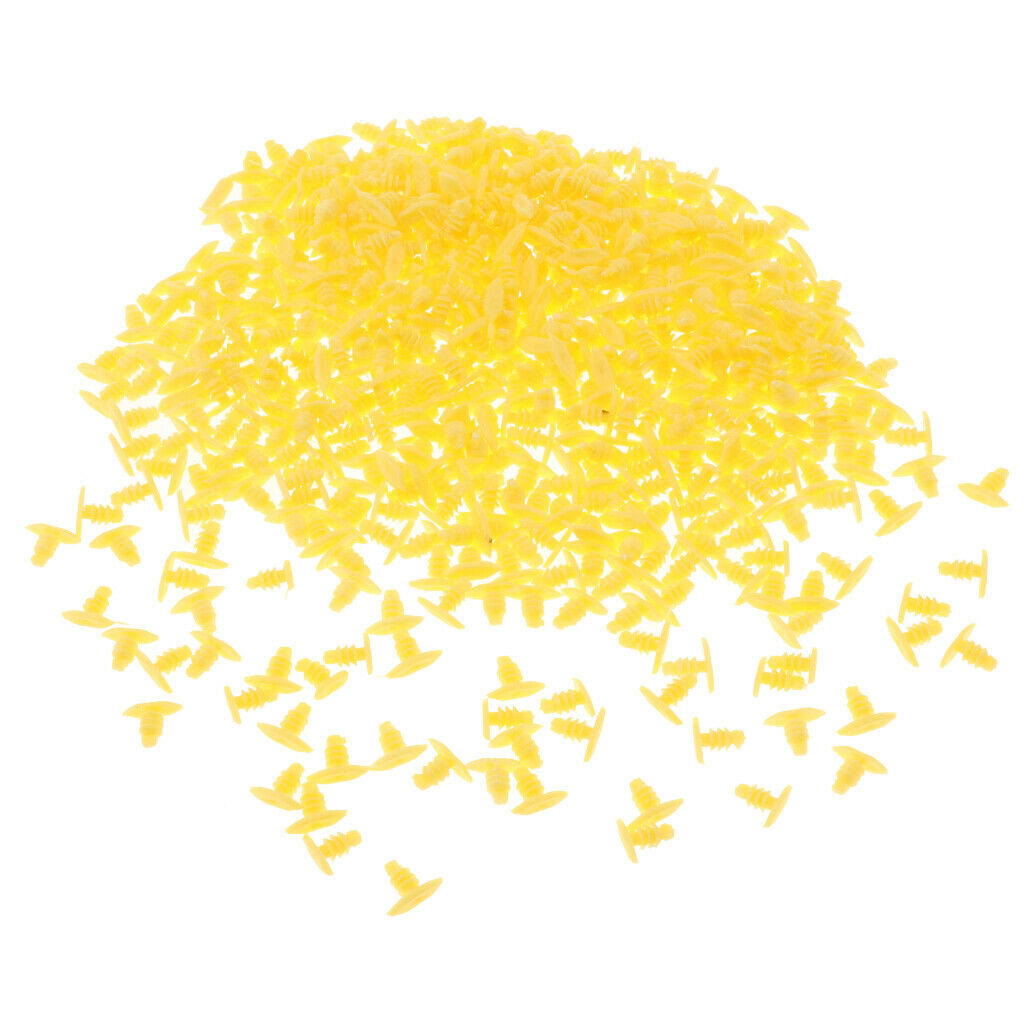 2000 Pieces ABS Car Sealing Strip Panel Rivets Fasteners Universal fit