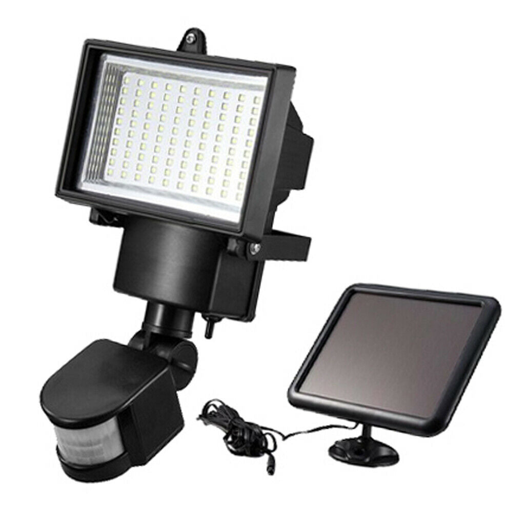 100-LED Solar Sensor Light Security Garden Motion Floodlight