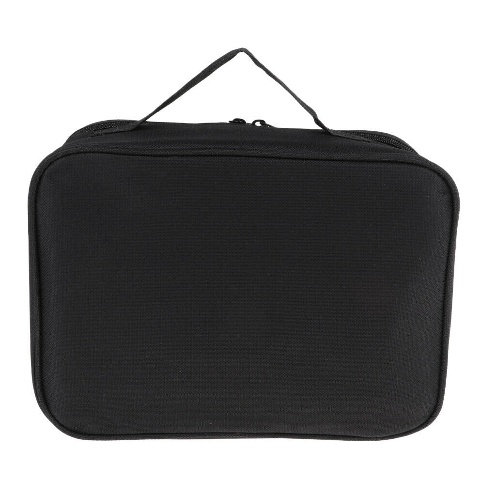 Lunch Cooler Bag Camping Picnic Travel Food Drinks Insulated Carry Box Black