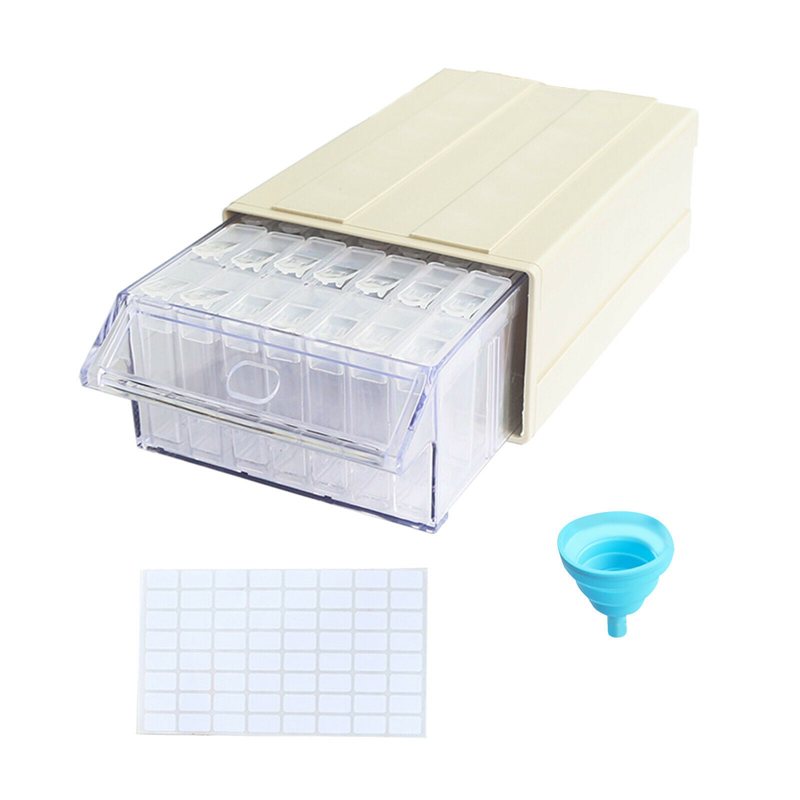 Portable Durable 35 Grids 5D Diamond Embroidery Storage Box Organizer Case
