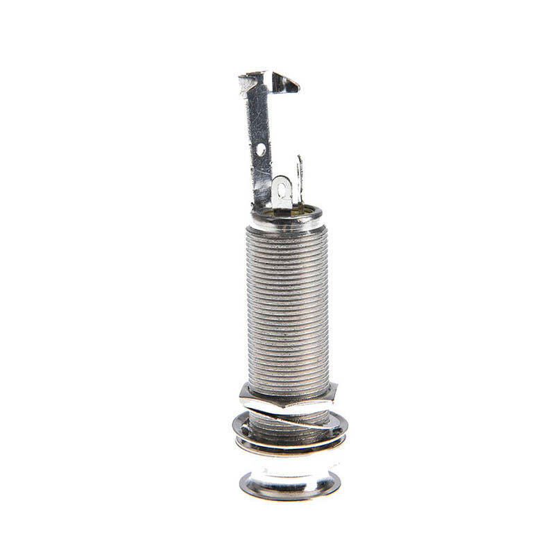guitar endpin jack plug sockets for guitar 3 prong chrome threaded outpu.l8