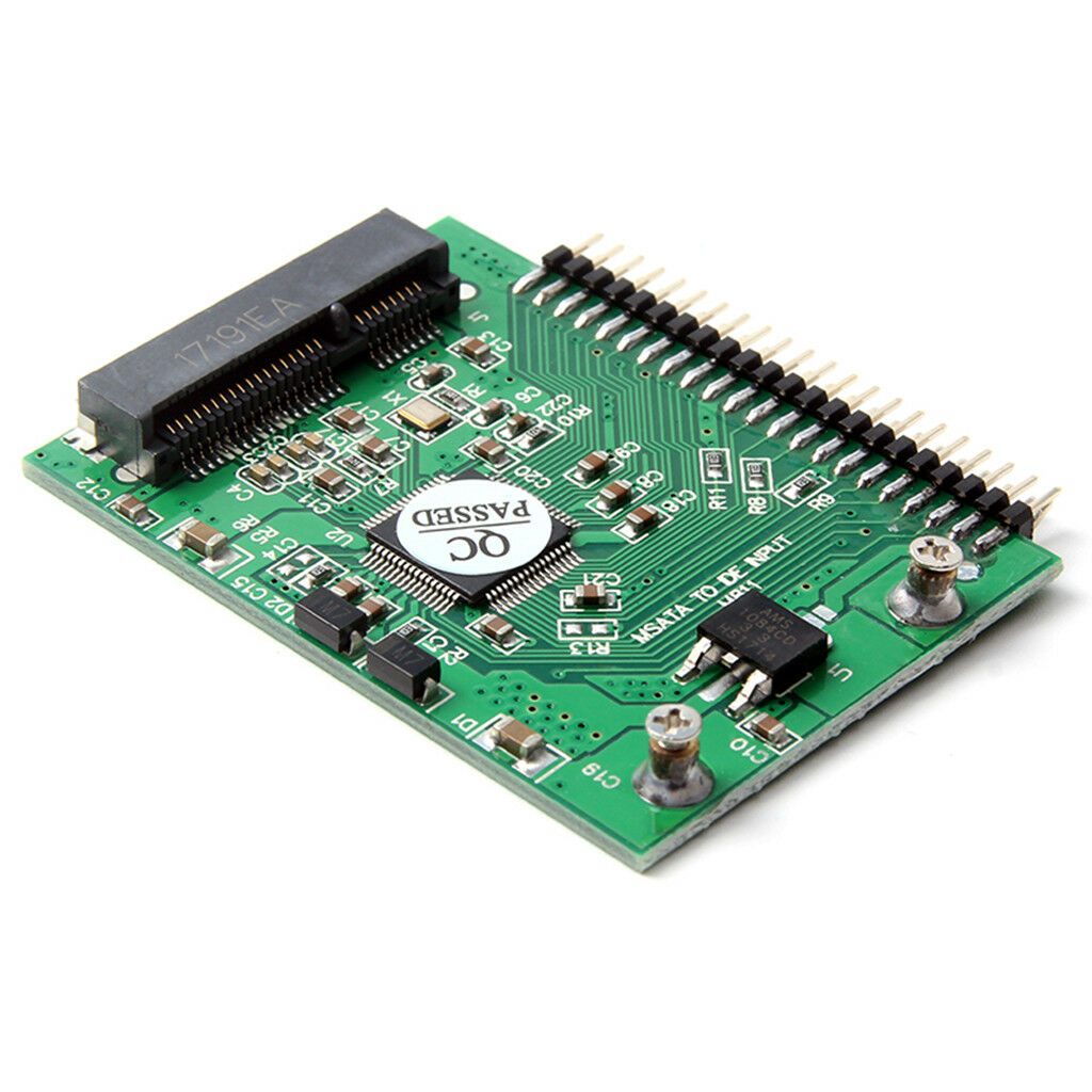 mSATA SSD to 44 Pin IDE Converter Adapter as 2.5 Inch IDE HDD 5 Volt For Laptop