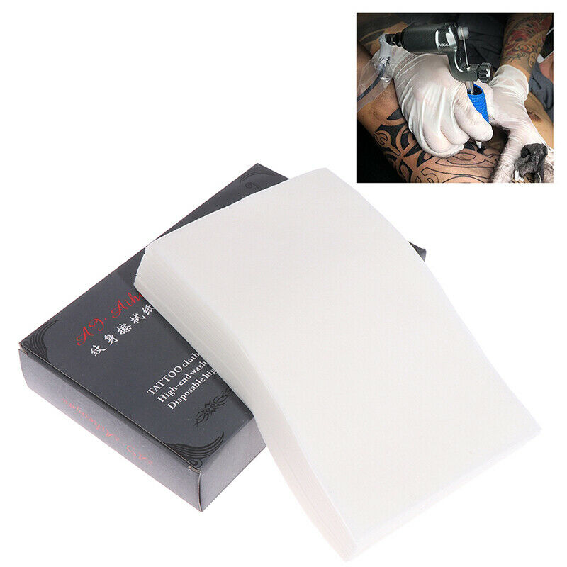 70Pcs Tattoo Cleaning Paper Towel Tissue Table Mat Disposable Medical Wipe TooI7