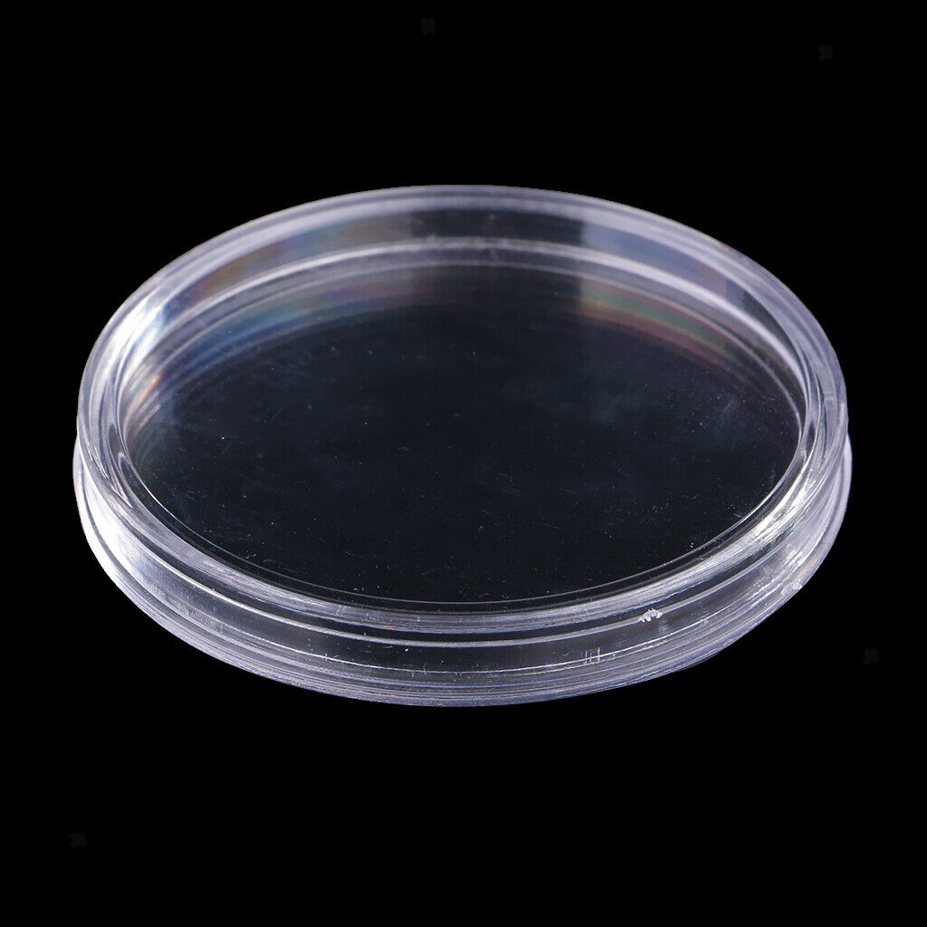 40Pcs Round Coin Capsules Protector Coins Case Container Holder 50/60mm