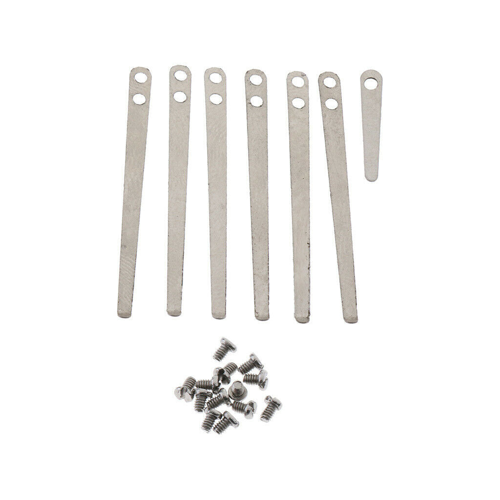 1 Pack Metal Woodwind Instrument Clarinet Springs Leaf with Screws for