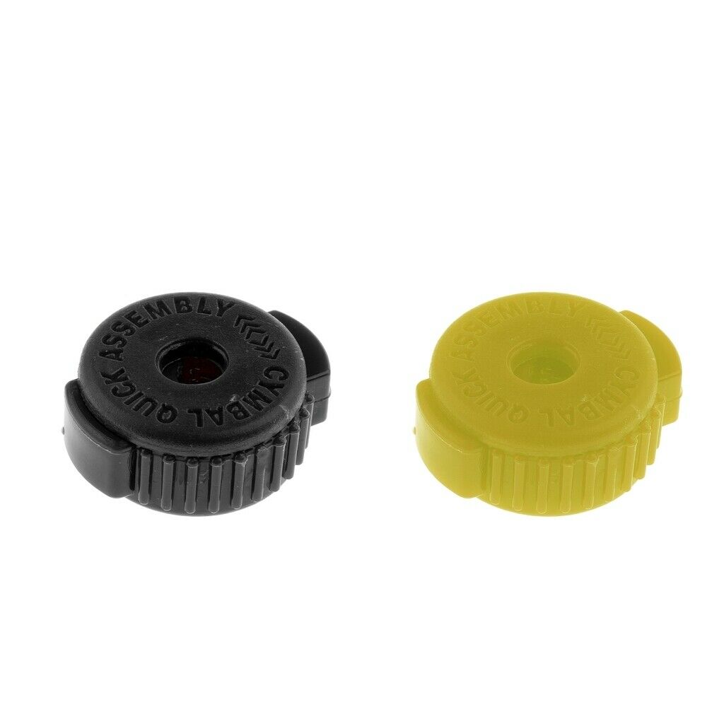 Lots 3 Quick Set Cymbal Plastic Knobs Set Kit Part Instrument Parts Yellow
