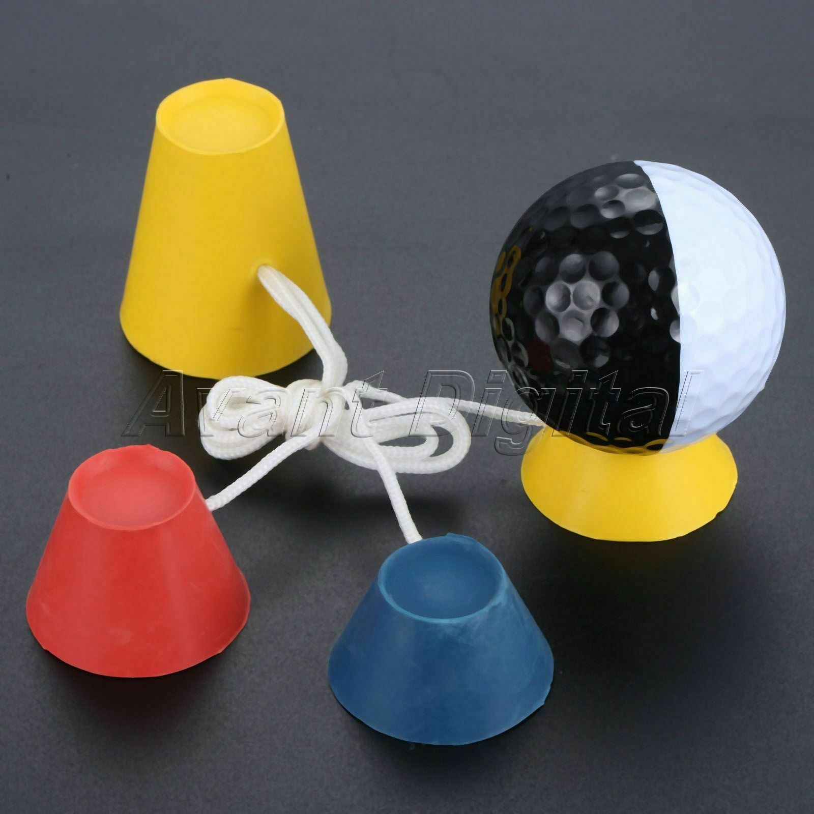 4Pcs Durable Rubber Winter Golf Tees Equip Golf Ball Holder for Frosty Days
