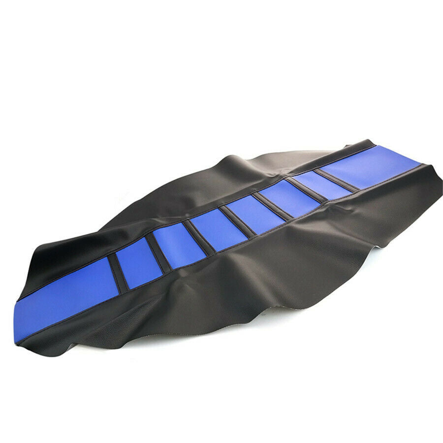 Universal Leather Gripper Soft Rubber Seat Cover For Motorcycle Dirt Bike Seat