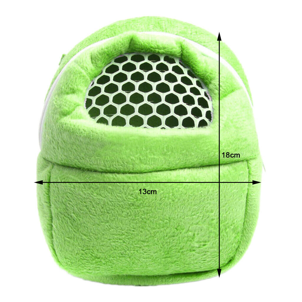 Hamster Hedgehog Ferret Carrier Packet Bag Small Animal Hanging Bag S Green