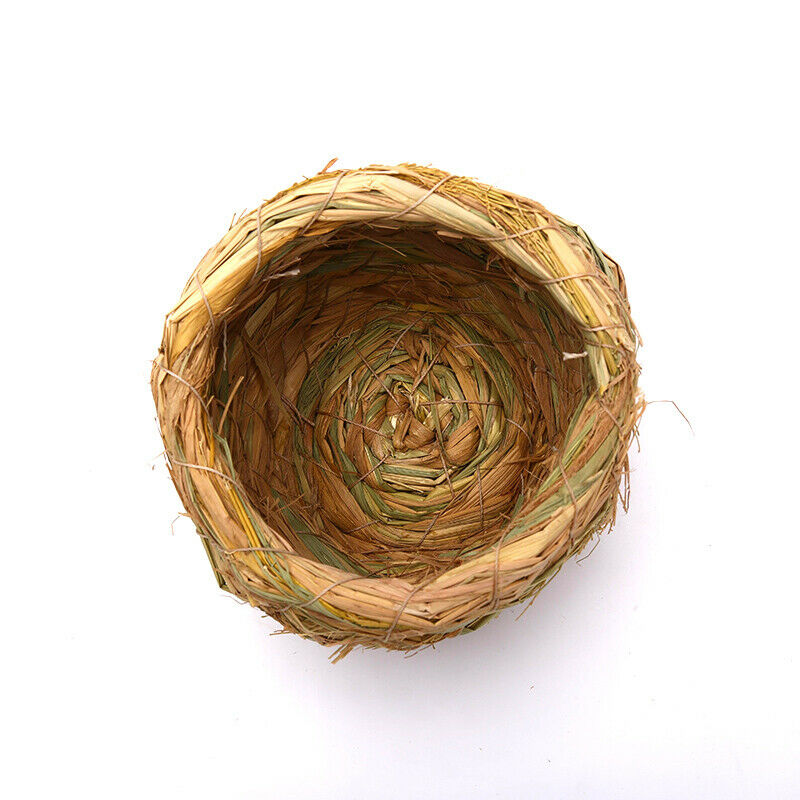 Handmade Straw Bird Nest Parrot  Warm Pet Bedroom Courtyard Bird Cages Ad.l8
