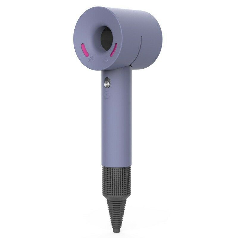 Purple Soft Silicone Protective Cover for Dyson Supersonic Hair Dryer,360 FullA3