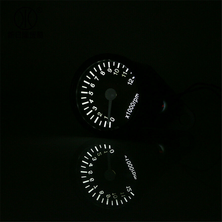Motorcycle Speedometer Odometer Tachometer Gauges Stainless steel shell km/h RPM