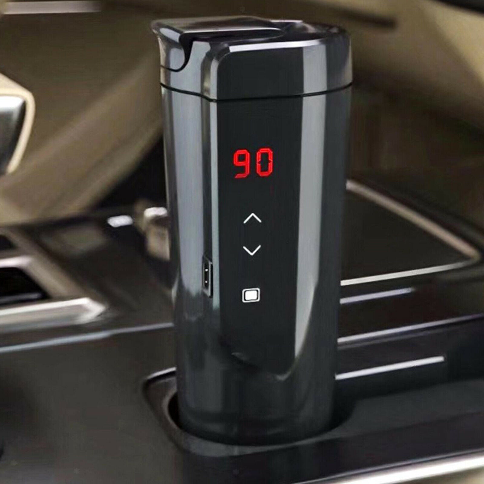 Car Travel Heating Mug Intelligent Coffee Cup Kettle Tumbler Stainless Steel
