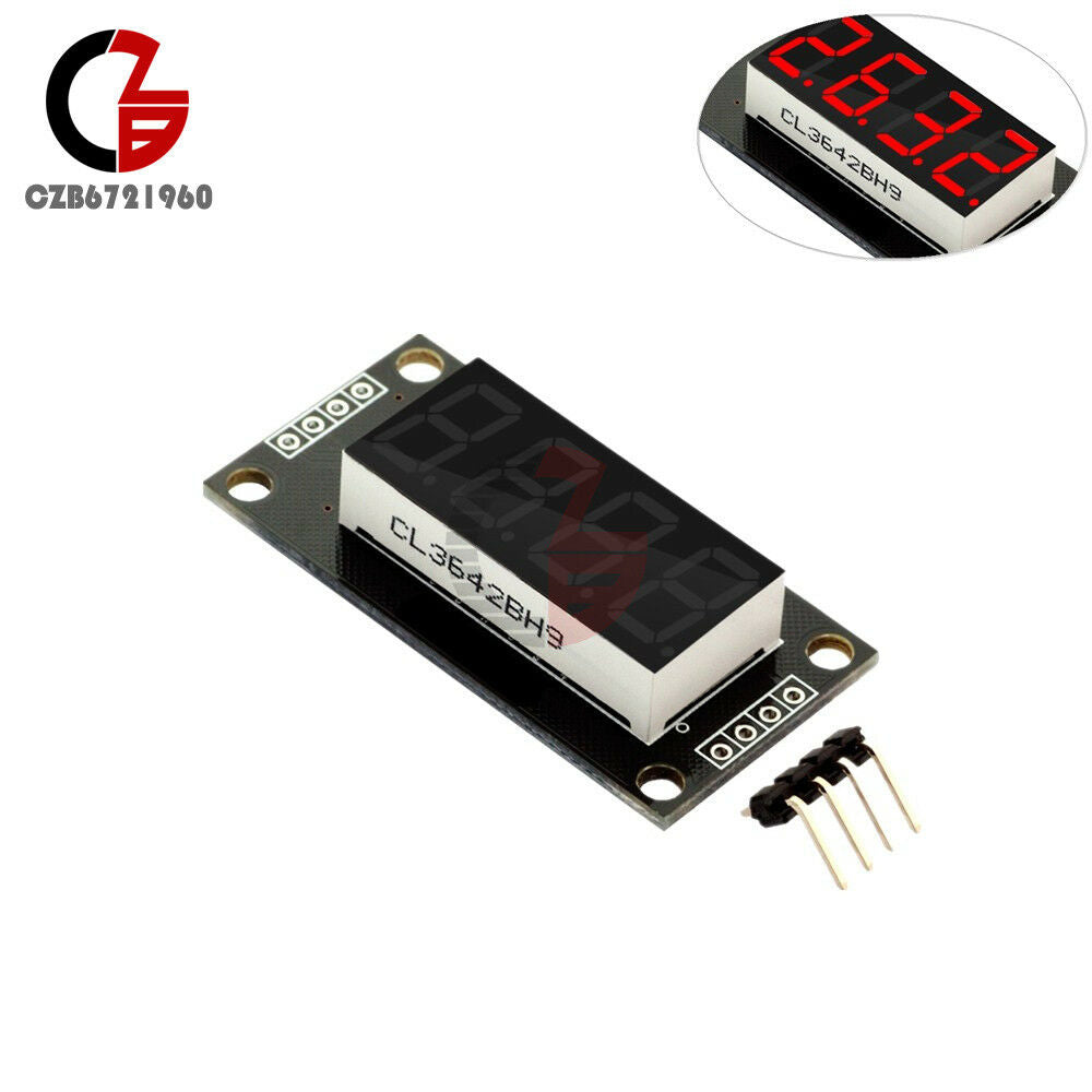 TM1637 0.36 "inch 4-digit Tube LED Digital Display Module Board For Arduino Red