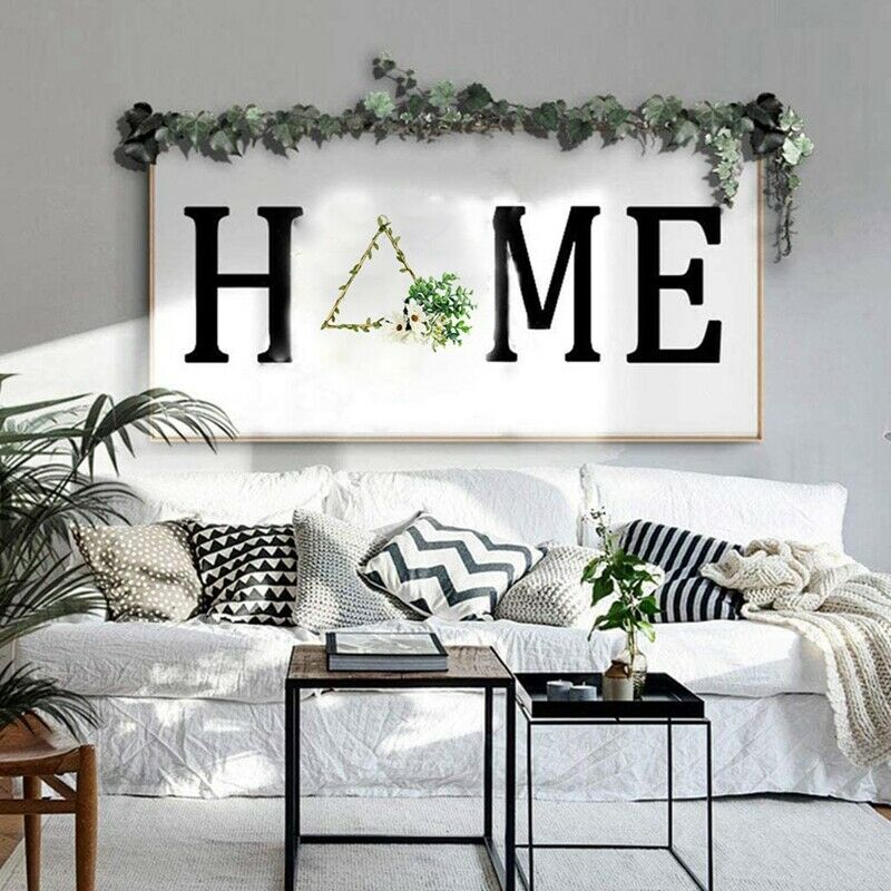 Artificial Floral Hoop Iron Hanging Wreath Garland for Home Office Garden PoX5G7