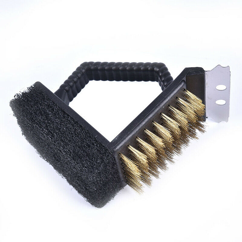 Cleaning Brushes Barbecue Tools Grill Accessories BBQ Triple Cleaning bru.l8