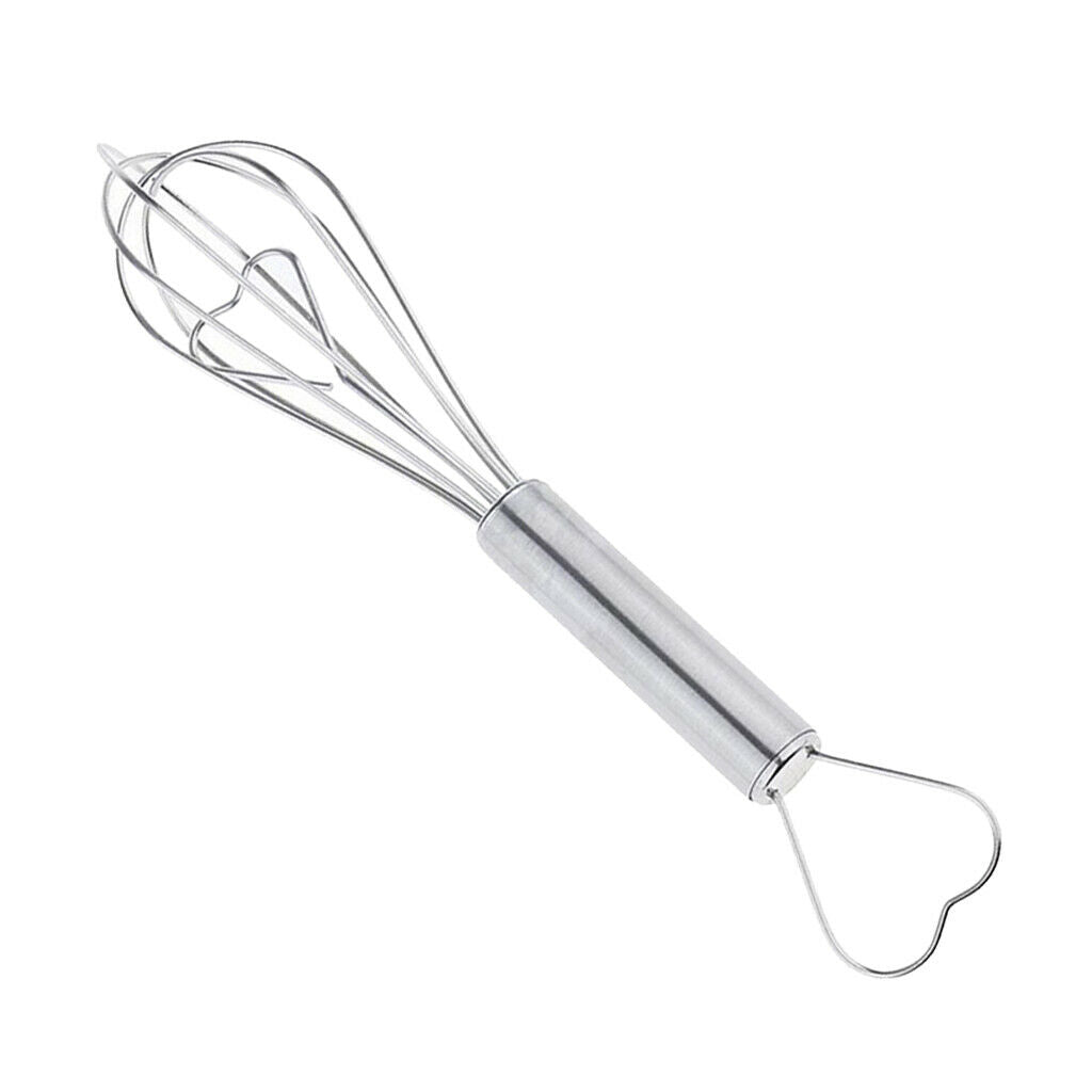 Stainless Steels Egg Beater Whisk Heart shape Wedding Party Favor Gift
